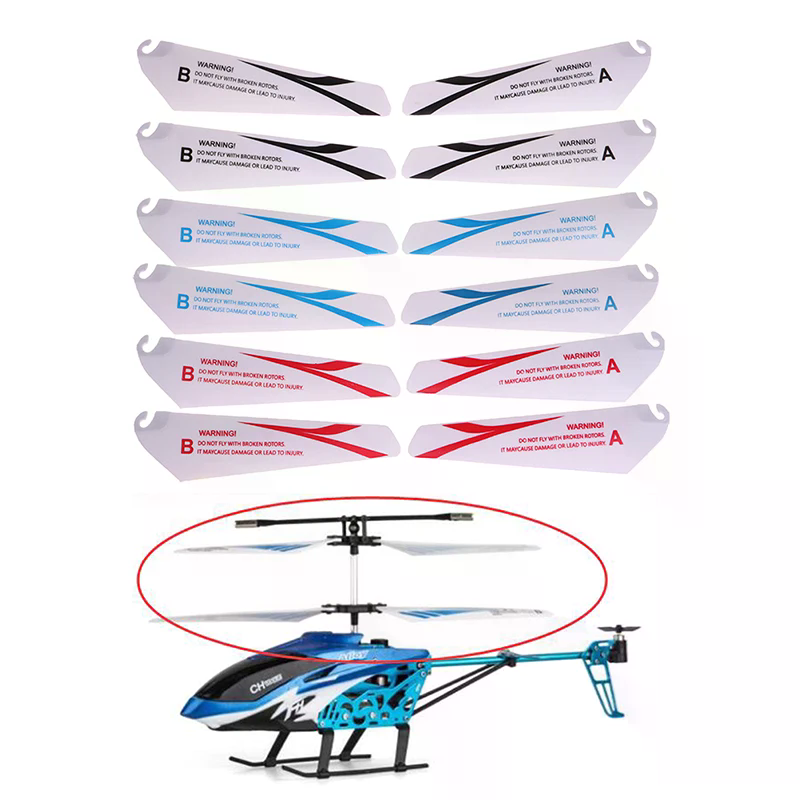 Rc Helicopter Coaxial - 4 peças de lâminas de reposição