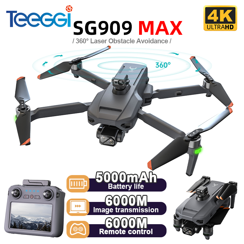 Rc Helicopter Electric - Drone Teeggi SG909 MAX GPS com