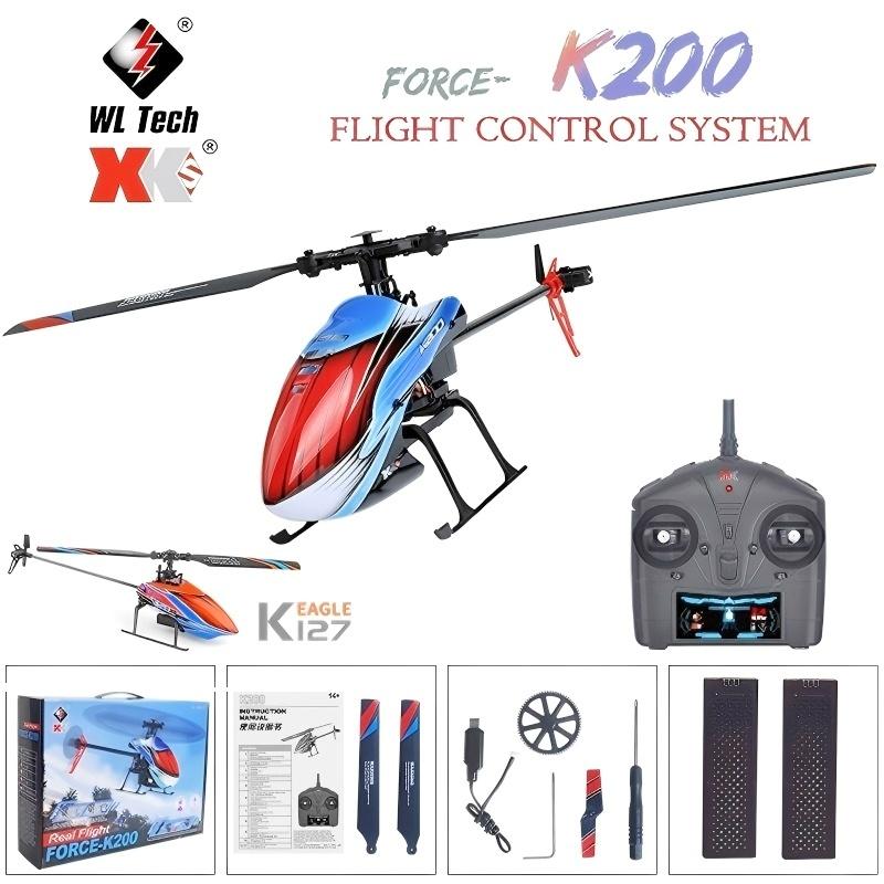 Rc Helicopter Large - Wltoys helicópteros rc k200 k127 2.4ghz