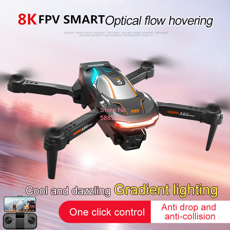 8k fotografia aérea fluxo ópti - Rc Helicopter Electric avaliação e preço