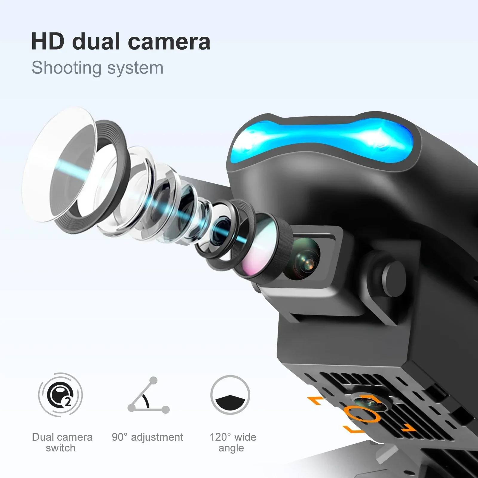 Novo e99 pro hd 4k zangão câme - Rc Helicopter Electric avaliação e preço