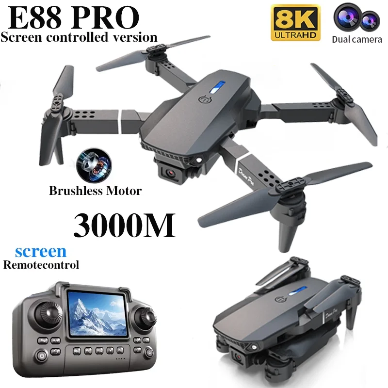 Profissional e88 pro drone com - Rc Helicopter Electric avaliação e preço
