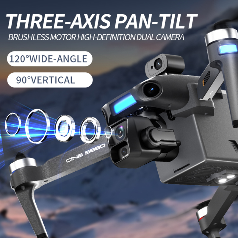 Novo Drone 8K com Câmera Dupla - Rc Helicopter Electric avaliação e preço